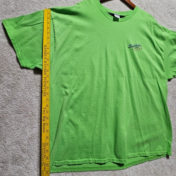 Gildan Ultra Cotton Sandshaker 2014 Mermaid Fishing Graphic T Shirt Mens 3XL - Picture 9 of 9